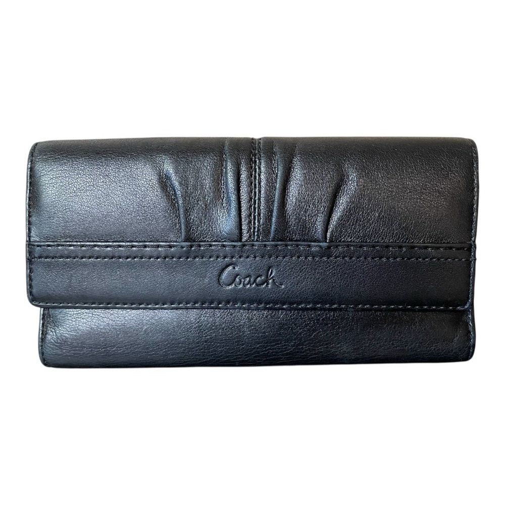 Coach Soho Pleated Vintage Trifold Wallet